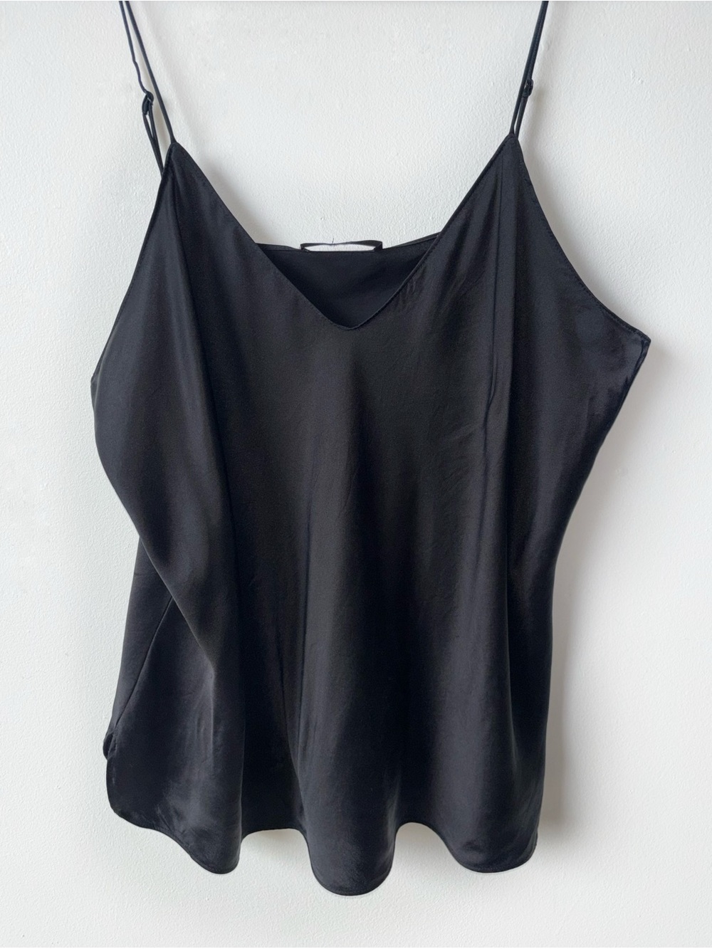 Banana Republic Black Silk V-Neck Cami